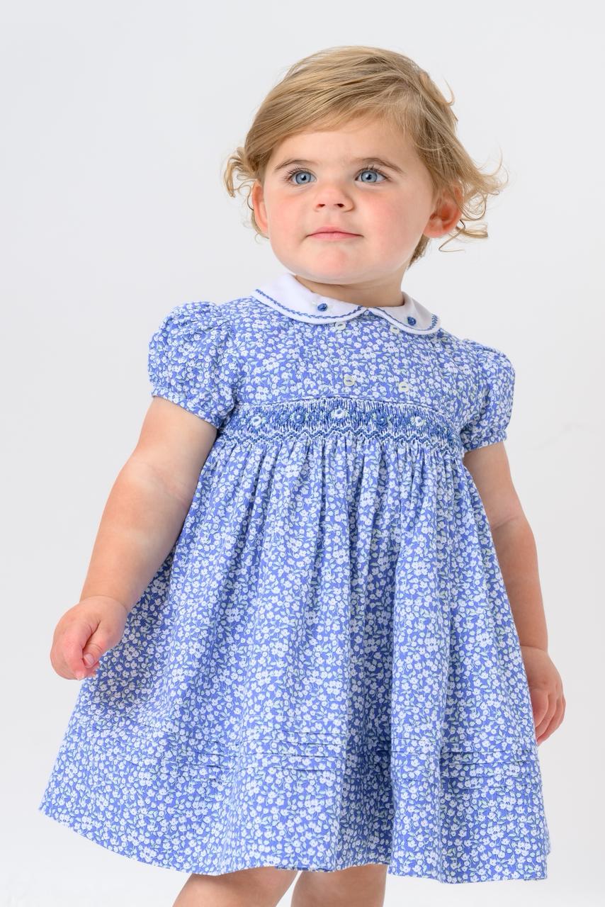 Sarah Louise Cornflower Blue Dress